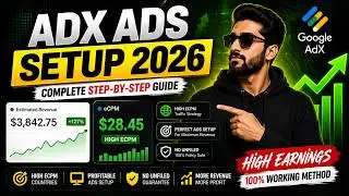 ADX Ads Setup 2026 🔥 High eCPM + No Unfilled | Complete Step-by-Step Guide