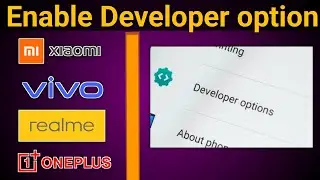 How to enable Developer option | Enable Developer Mode 🔥💯