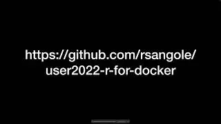 Docker for R users  Tutorial