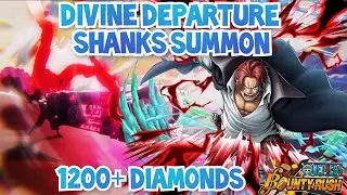 Divine Departure Shanks summon | 1200 Diamonds | One Piece Bounty Rush