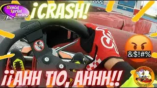 🤬 ¡MI MAYOR ENFADO EN UNA CARRERA KARTING! 🤬 *Me choco*//Onboard Karting Correcaminos en lluvia [HD]