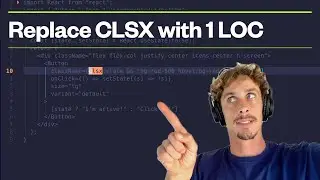 Replace CLSX with this 1 line of code