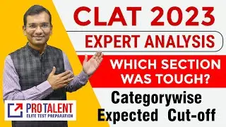CLAT 2023 Expert Analysis & Categorywise Expected Cutoff
