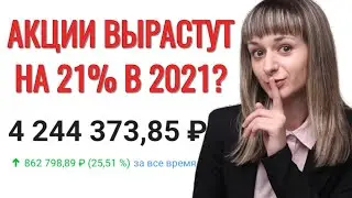 Рынок акций взлетит в 2021 году? Или стоит ждать обвал акций в 2021 году? Мой портфель акций на 2021