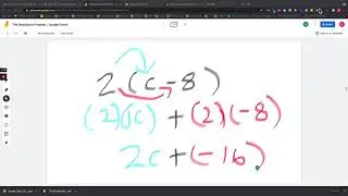 TpT The Distributive Property   Google Forms #1