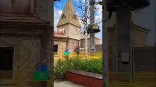 Идем в пустой парк аттракционов зимой. Гуляем по парку Lend Of Legends в Турции