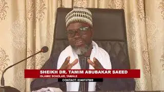 SHEIKH DR  TAMIM ABUBAKAR SAEED  DAY 20