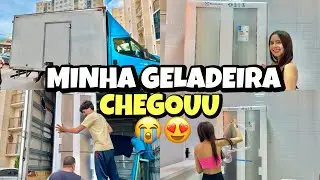 MINHA GELADEIRA CHEGOU| sonho realizado😭🏠💖✨
