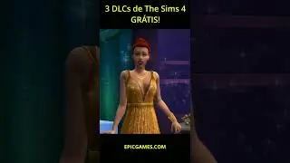 3 DLCs de #TheSims4 GRÁTIS na EPIC GAMES! 🆓 #shorts