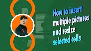 how to insert multiple pictures in excel \\ Visual Basic (VBA) MS Excel Tutorial \\ MSIR Tech