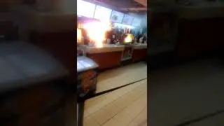 Movie theater goes up in flames