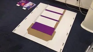 Easy Assemble Video! Custom Cardboard Corrugated Floor Display Stand! Contact Us: info@popdisplay.me