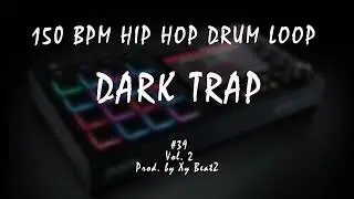 150 BPM Hard Trap Drum Loop | Drum Stems #39 | Illusions