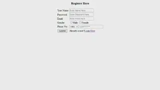 #Website #HTML #How to create simple login and register form using html