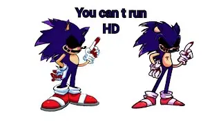 делаем Соника.exe из Friday night funkin в стиле hd you can t run