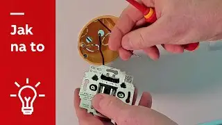 Zapojení ABB flex vypínače bez nuly (s e-kontaktem)