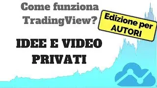 Come funziona TradingView (x Autori) - Idee e video privati