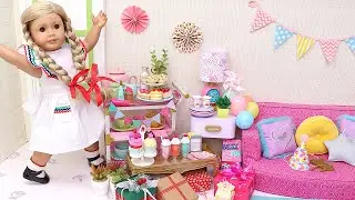 Doll birthday routine! Play Dollс