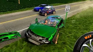 High Speed ​​Car Crash #1 BeamNG.drive | BeamNG Way