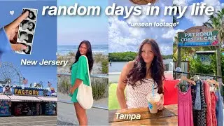 random days in my life.. NJ vlog, beach day, thrifting, coffee + more