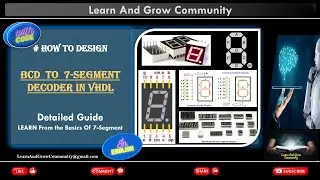 How to Design a 7-Segment Display Decoder in VHDL : Learn from Basics