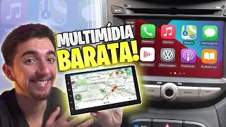 CENTRAL MULTIMÍDIA BARATA com CARPLAY e ANDROID AUTO do ALIEXPRESS!