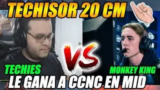 😸 🤣TECHISOR(TECHIES) 20 CENTÍMETROS LE GANA A CCNC(MONKEY KING) EN MID...PON QUE LE GANE EN MID