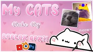 My CATS Make My ROBLOX GFX!? || Roblox Speed GFX