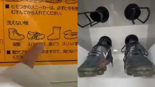 Japan Opens Laundromat For Sneakers ONLY - $3 A Pair 😳