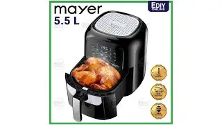 MAYER MMAF501D 5.5L DIGITAL AIR FRYER PENGORENG TANPA MINYAK 烘烤炉 BY KHIND MISTRAL