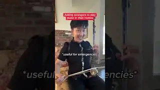 He pulled out the chinese violin 