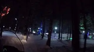 Вотчина Деда Мороза. Катание на снегоходах.