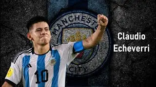 Claudio Echeverri | Welcome to Manchester City | Goals Compilation
