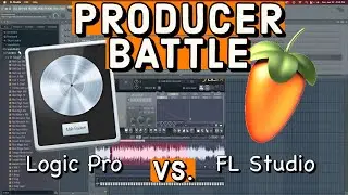 EPIC PRODUCER BATTLE!! (Logic vs FL Studio)