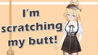 Amelia can now scratch her butt