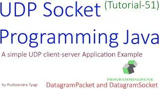 UDP socket programming | DatagramPacket DatagramSocket | UDP client-server | tutorial -51 | 2020