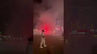 Fire show in front of Jack’s