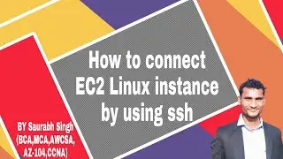 how to connect ec2 linux instance by using ssh