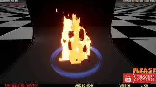 Toonish Fire | Unreal Engine Niagara | UE4 Niagara