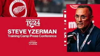 Steve Yzerman 2024 Detroit Red Wings Training Camp Media | Sept. 17 2024