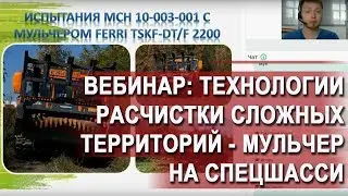 Технологии расчистки сложных территорий – мульчер на спецшасси