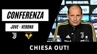 JUVE: Allegri "CHIESA non è CONVOCATO, C'È DI MARIA"