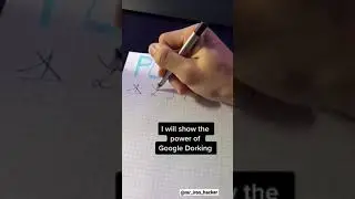Power of Google Dorking 🔥 #shorts #ytshorts #ytshort #googledork