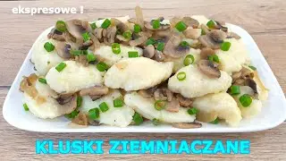 Zostały ziemniaki z obiadu? Polecam ekspresowe kluski ziemniaczane kładzione łyżką jak kopytka 👌