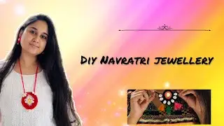 Navratri jewellery making at home |Diy navratri  jewellery #diy #navratri #diycrafts #craft
