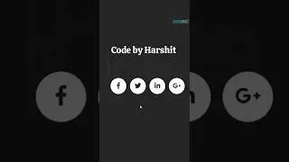 Icon Hover effect using HTML CSS 