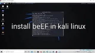 how to install beEF in kali linux