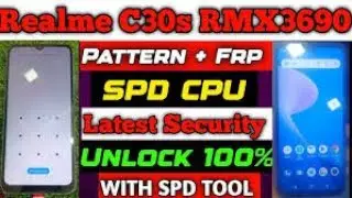 REALME C30 C30s RMX3581 RMX3690 PASS PATTERN FRP BYPASS VIA UNLOCKTOOL