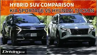 2023 Kia Sportage Hybrid vs 2022 Hyundai Tucson Hybrid | SUV Comparison | Driving.ca