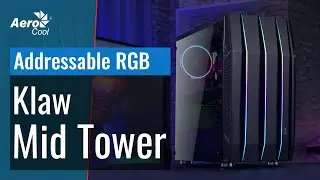 Klaw Mid Tower Case - Addressable RGB Lighting